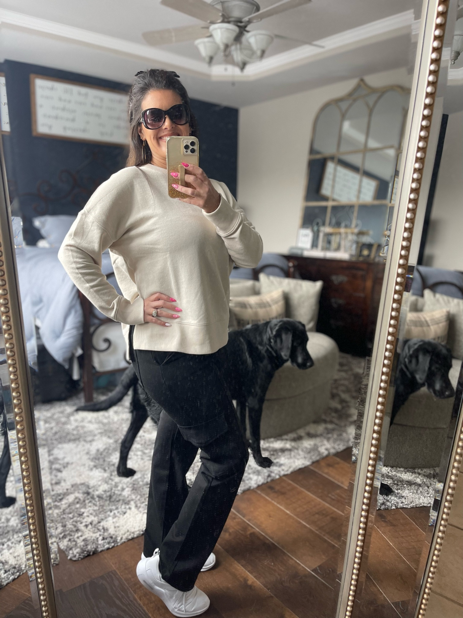 Papyrus Beige Crewneck Oversized Sweatshirt is the perfect color! It’s super comfortable too! From Walmart. On sale. Loving this sweatshirt. Now have it in several different colors!

#LTKmidsize #LTKsalealert #LTKstyletip