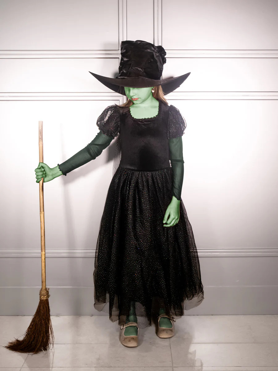 The Witch of the West Costume Dress – Luxury Kids Costume by Teresita Orillac | Joy Costumes