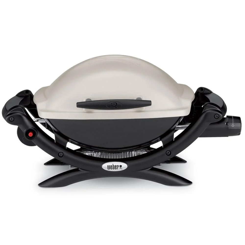 Weber Q 1000 Portable Gas Grill in Tan Made in USA Camping World | Camping World