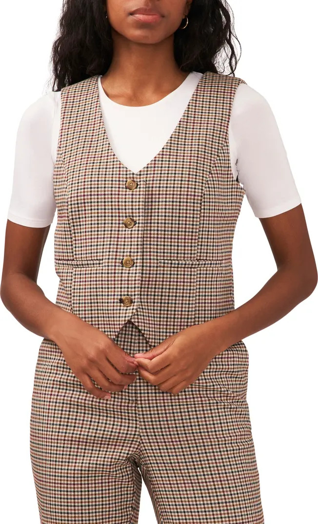 Houndstooth Check Vest | Nordstrom