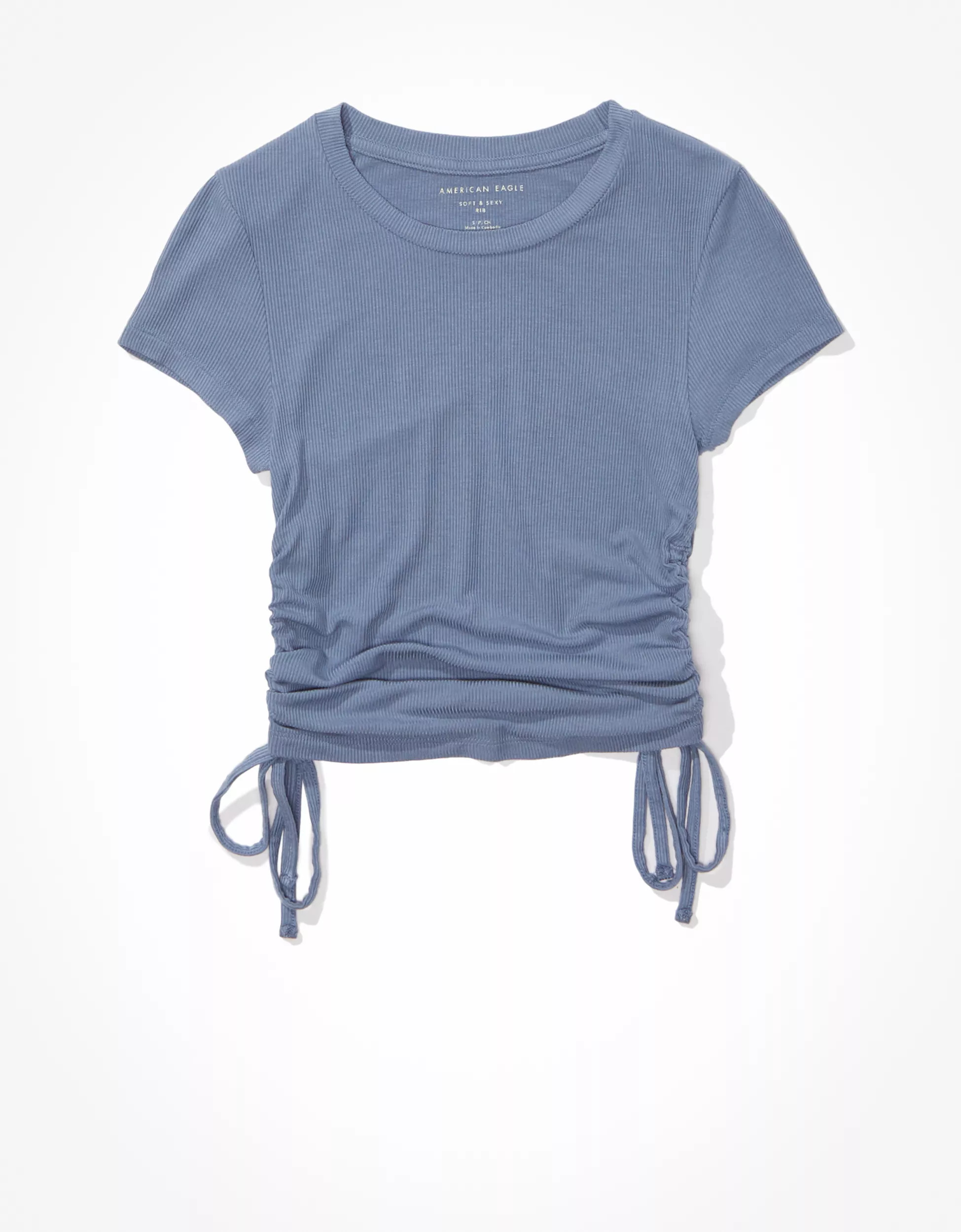 AE Soft & Sexy Cinch Tee | American Eagle Outfitters (US & CA)
