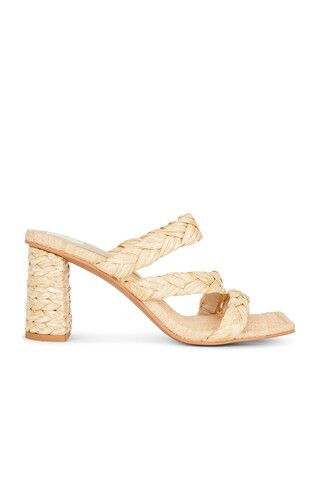 Dolce Vita Pang Sandal in Light Natural Raffia from Revolve.com | Revolve Clothing (Global)