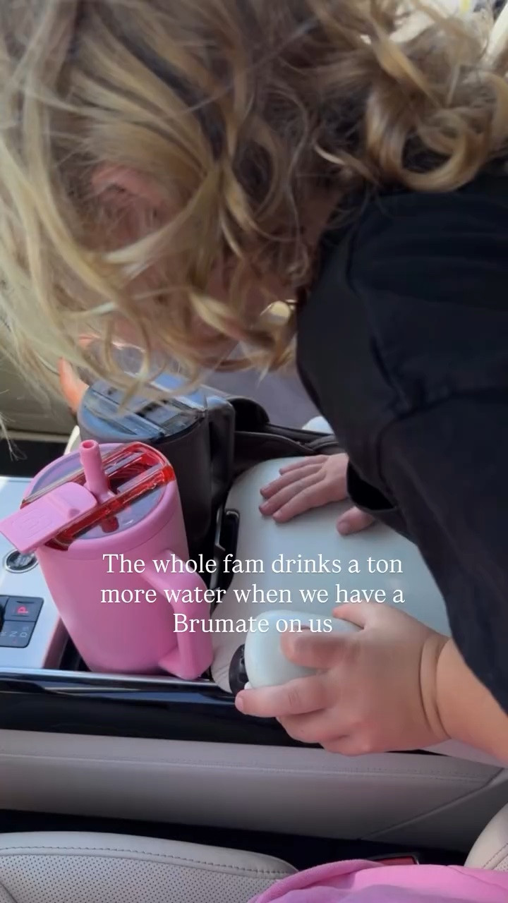 The whole fam drinks a ton more water when we have a Brumate on us
