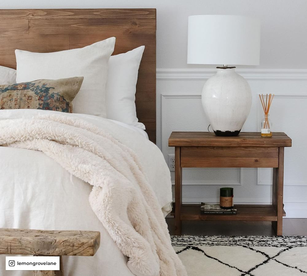 North 28" Reclaimed Wood Nightstand | Pottery Barn (US)