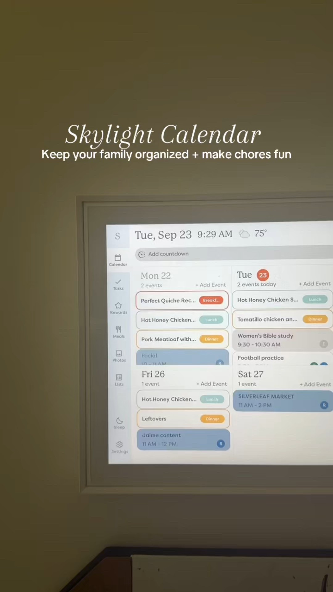 This calendar was meant to be my birthday gift, but it ended up being for the whole family! Schedules, grocery lists, and rewards for the kids all in one place. Access it on your phones—nothing gets missed. Prime Day deal right now! 

prime day 2025, amazon deals for moms, home organization finds, skylight calendar review, family schedule hacks, mom life made easy, busy family routines, affordable home tech, classic mom lifestyle

#PrimeDayDeals
#AmazonPrimeFinds
#PrimeDay2025
#MomLifeHacks
#HomeOrganization