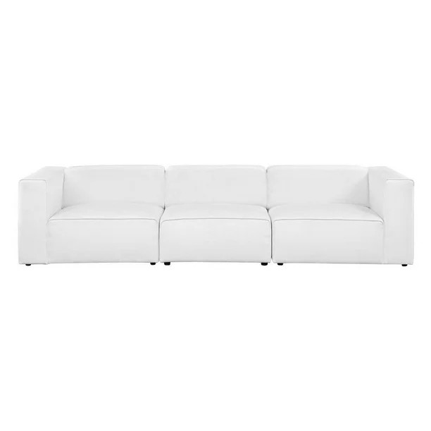 Modway Mingle 3 Piece Sectional Sofa | Walmart (US)