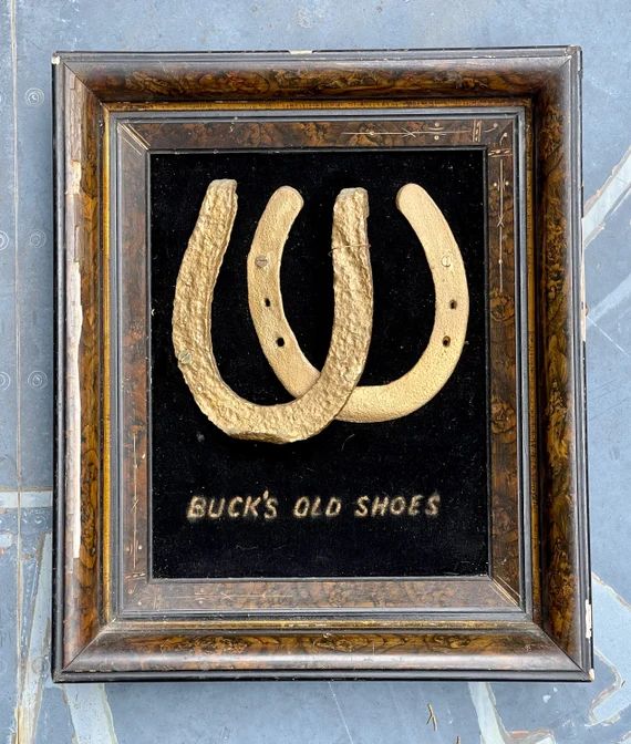 Intriguing homage to a favorite horse Buck. Horse shoes FREE SHIPPING | Etsy (US)