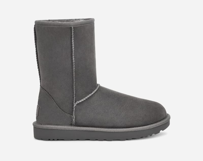 UGG® Women's Classic Short II Sheepskin Classic Boots in Grey/, Size 11 | UGG (US)