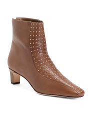 Made In Brazil Leather Esme Booties | Contemporary Shoes | TJ Maxx | TJ Maxx