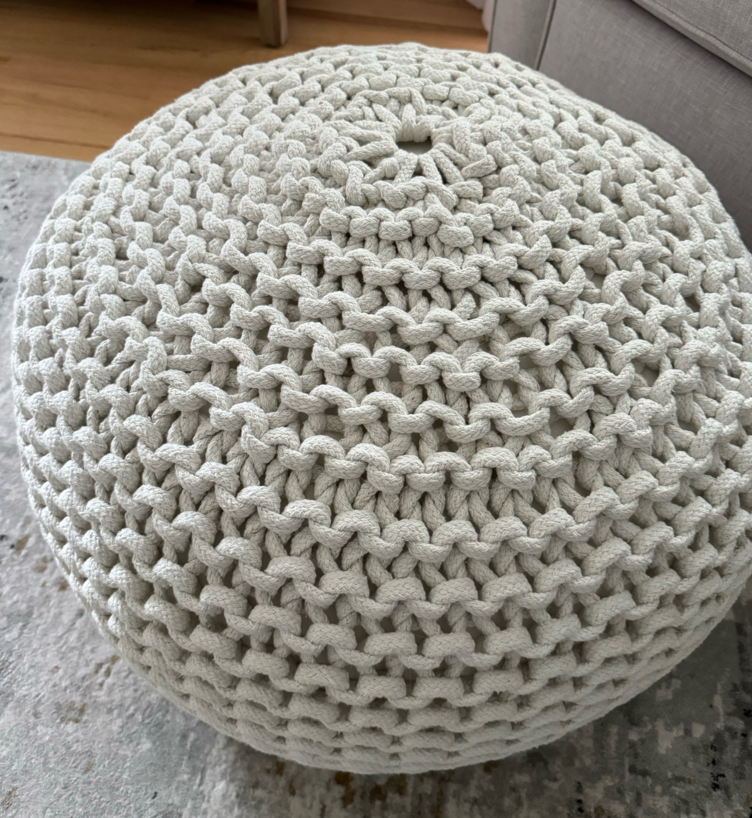 Love these target poofs! They come in this ivory color and gray. I’ve had mine for over a year and they have held up so well!

#LTKFindsUnder100 #LTKHome #LTKStyleTip
