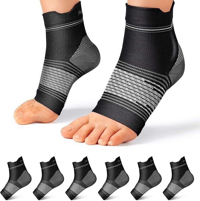 Plantar Fasciitis Sock (6 Pairs) for Men and Women, Compression Foot Sleeves with Arch and Ankle ... | Amazon (US)