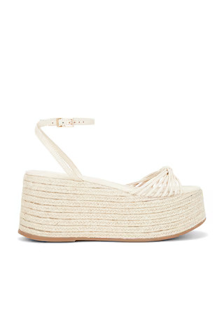 Schutz Livia Sandal in Off White from Revolve.com | Revolve Clothing (Global)