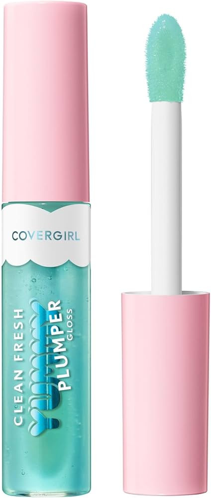 Covergirl Clean Fresh Yummy Plumper Lip Gloss, 800 Minter Is Coming, Plumper Gloss, Shiny, Vegan ... | Amazon (US)