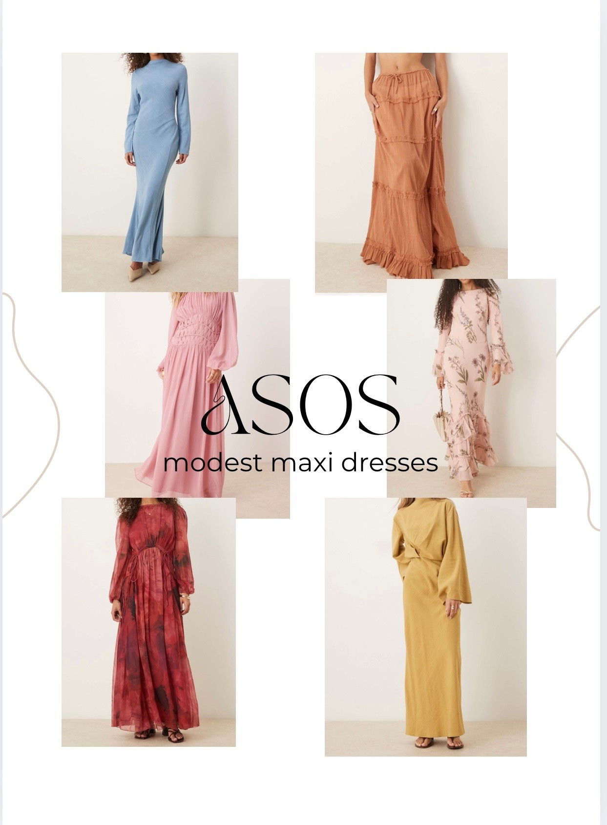 asos is my go to for finding modest dresses ✨ #modestdress #maxidress 

#LTKFindsUnder100 #LTKSeasonal #LTKStyleTip