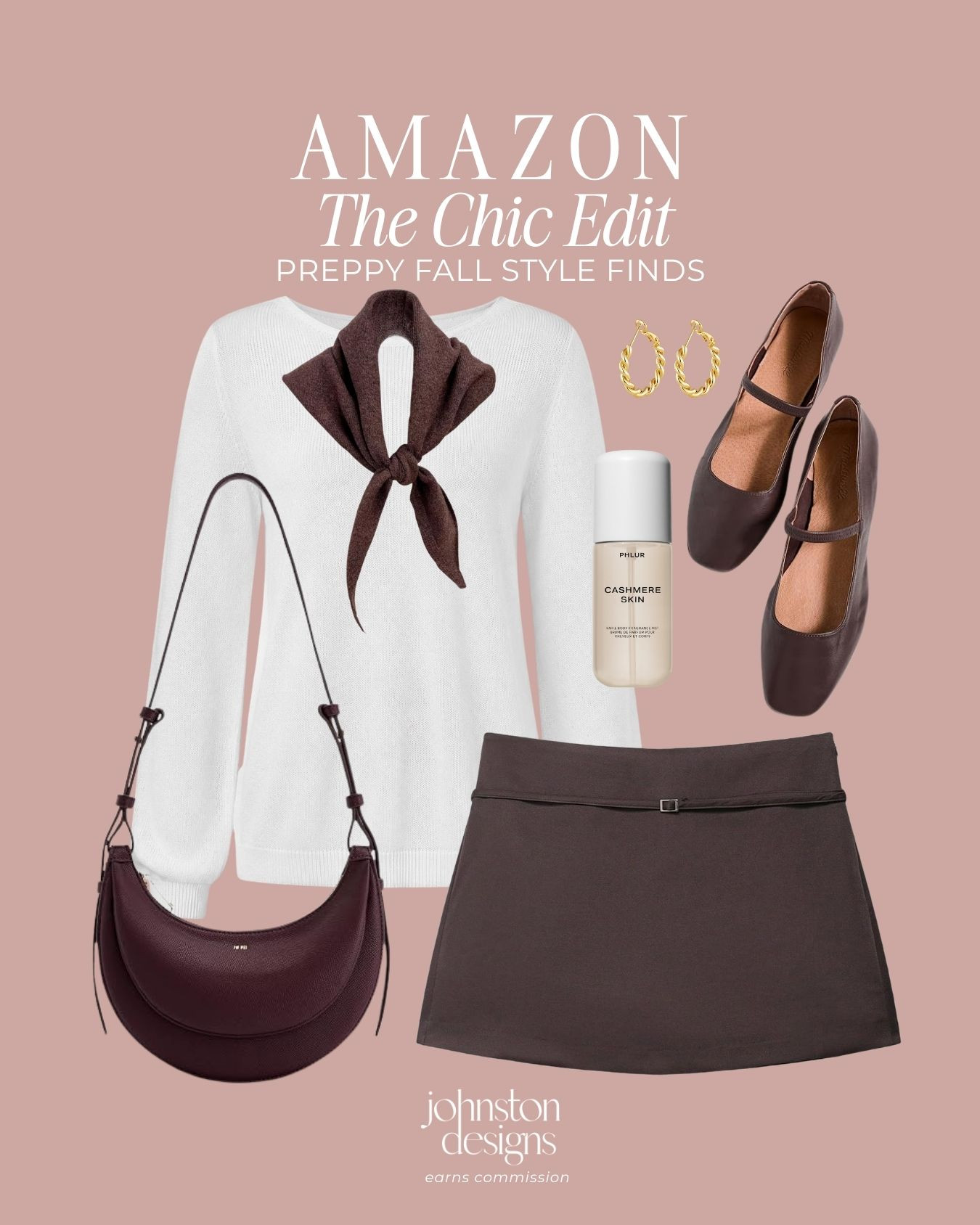 This Amazon outfit is preppy fall perfection. 🤎 A classic sweater, tailored mini skirt and chocolate-brown accessories create a polished look for brunch, date night or an autumn day out.

Amazon preppy fall outfit, chic Amazon fashion, affordable autumn style, brown mini skirt outfit, Mary Jane flats, polished fall fashion, chocolate-brown accessories, feminine fall outfit

#amazonfashion #amazonfinds #preppystyle #falloutfit #chicstyle #affordablefashion #fallfashion #feminineoutfit #amazonstyle
 

 #LTKootd #LTKSeasonal