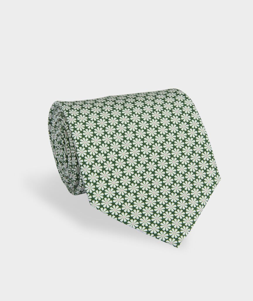 Micro Floral Silk Tie | vineyard vines