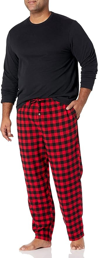 Amazon Essentials Men's Flannel Pajama Set (Available in Big & Tall) | Amazon (US)