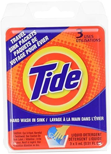 Tide Travel Sink Packets (4) | Amazon (US)
