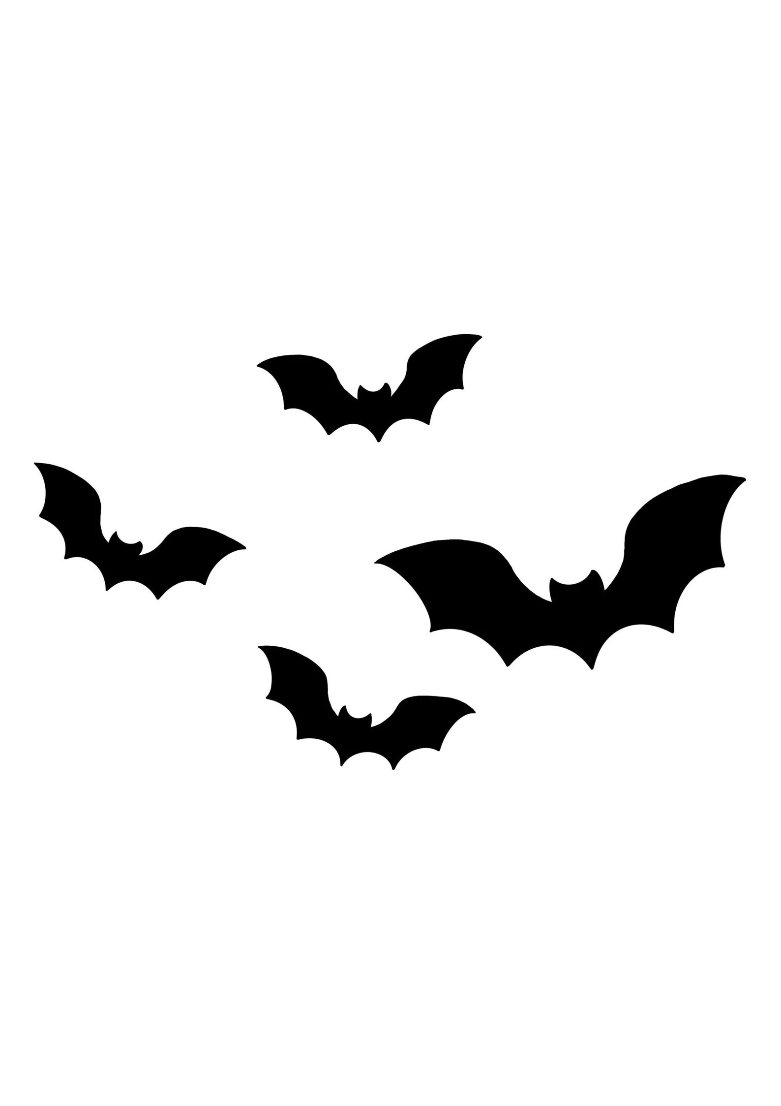 Bats Svg, Png, Pdf, Jpg, Halloween, Spooky Bats, Flying Bats, Bats Clipart, Bats Files, Bats Cut ... | Etsy (US)