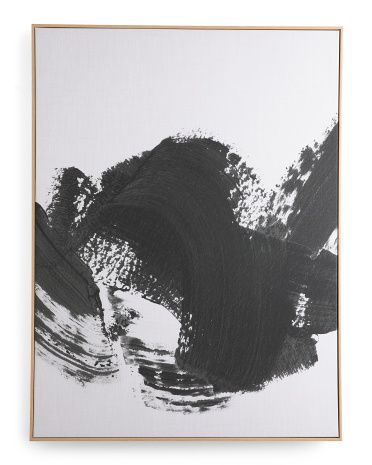 30x40 Expression Black 2 Framed Canvas Wall Art | Marshalls