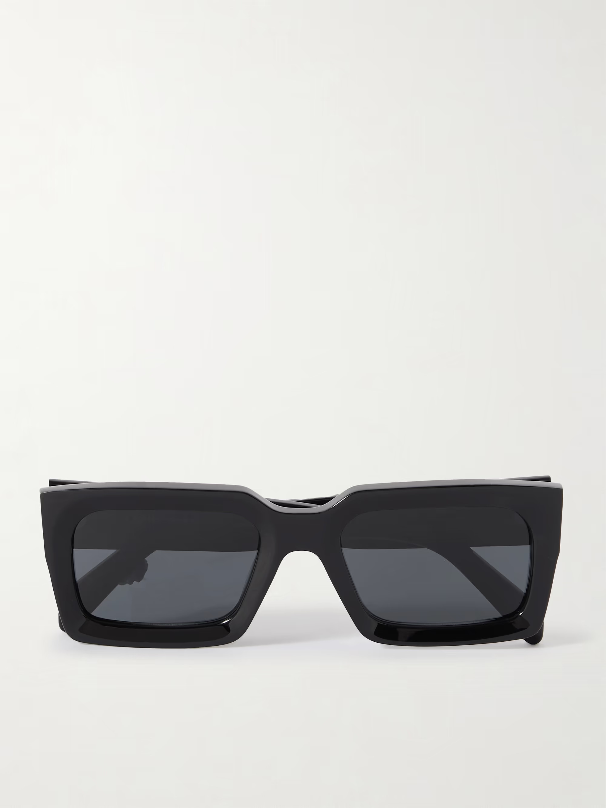 Bold square-frame acetate sunglasses - black - One Size | NET-A-PORTER (US)