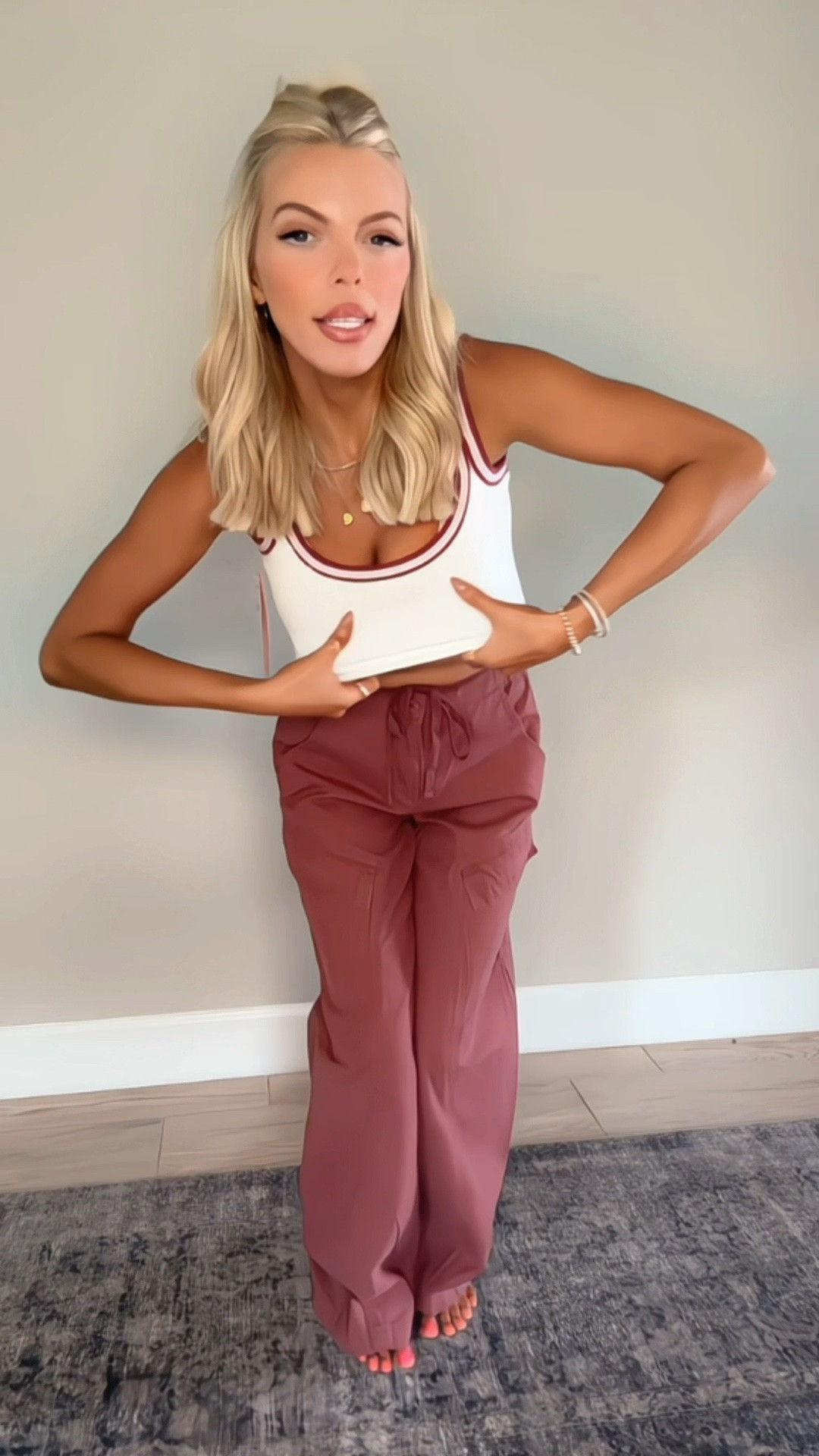 Some ✨NEW✨ Walmart goodies I snagged this week! Loving these cargo pants-

Size XS in all pants, small in tops and dresses 🤍