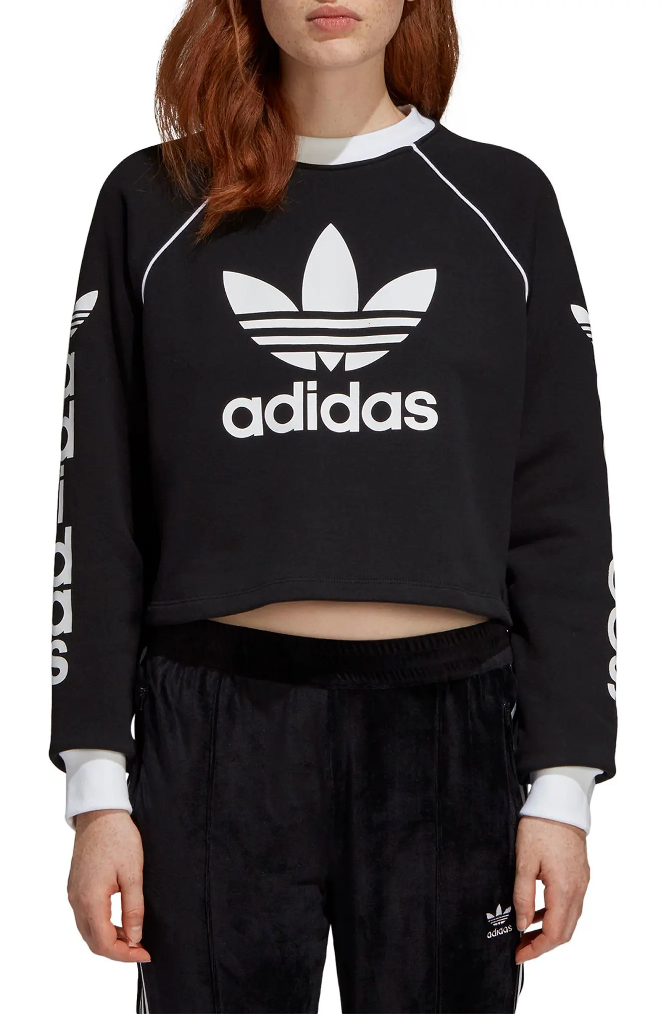adidas Originals Crop Sweatshirt | Nordstrom