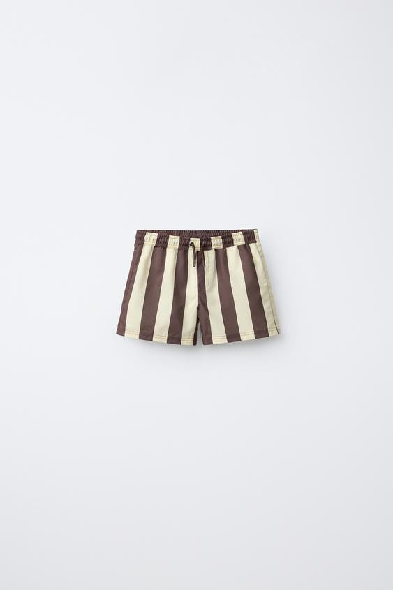 2-6 YEARS / STRIPED SWIM SHORTS | Zara US