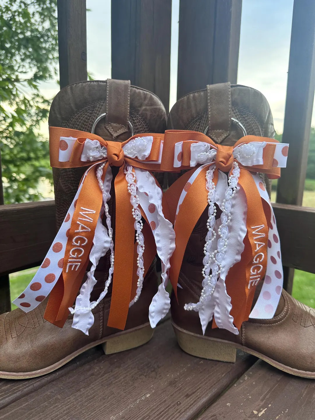 Gameday Boot Bows, Embroidered Ribbons, Custom Boot Ribbon, College Football Game Gear, Custom Ri... | Etsy (US)