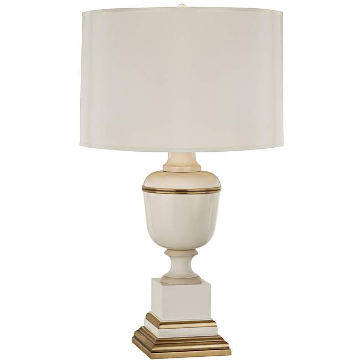 Mary McDonald Annika Ivory and Painted Parchment Accent Lamp | LampsPlus.com