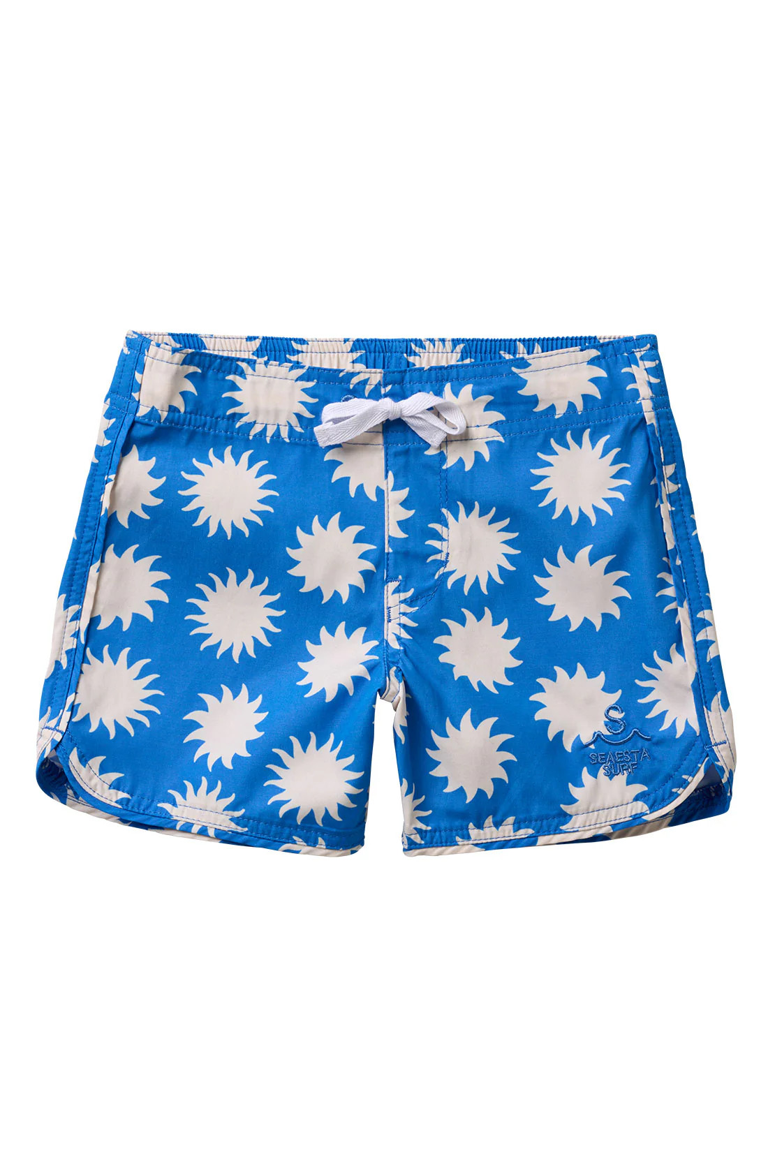 Seaesta Scallop Retro Flare Boardshort / Soleil / Bleu | Seaesta Surf