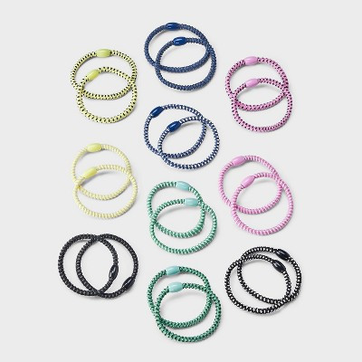 Hair Elastics with Non-Slip Rubber and Bead - 20ct - All In Motion™: Hair Styling, All Hair Typ... | Target