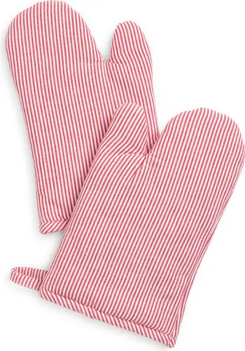 Set of 2 Stripe Oven Mitts | Nordstrom