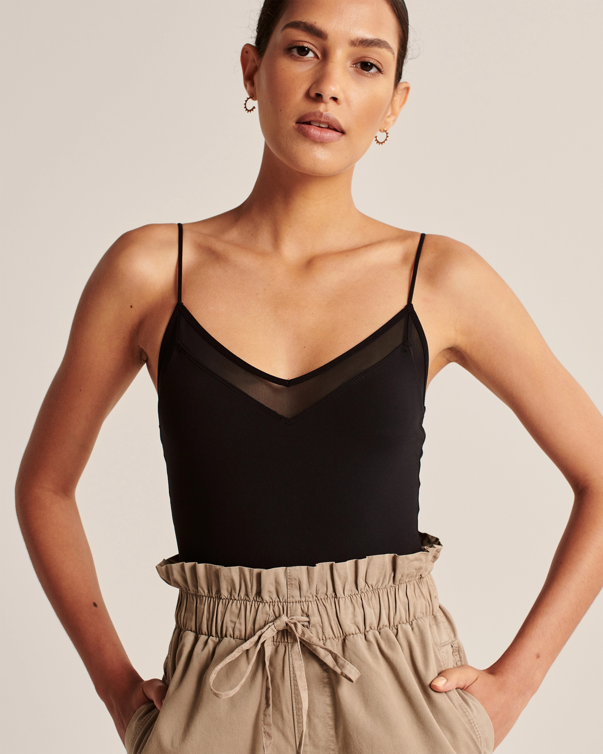 Seamless Mesh Bodysuit | Abercrombie & Fitch (US)