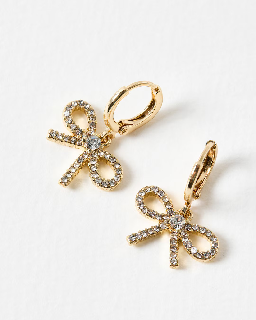 Angie Stone Inlay Bow Drop Earrings | Oliver Bonas | Oliver Bonas (Global)