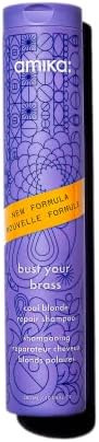 bust your brass cool blonde repair shampoo | amika | Amazon (US)