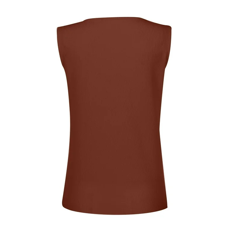 yotyukeb Womens Tops Tank Tops For Women V-Neck Undershirt Sleeveless Button-Down Casual Undershi... | Walmart (US)