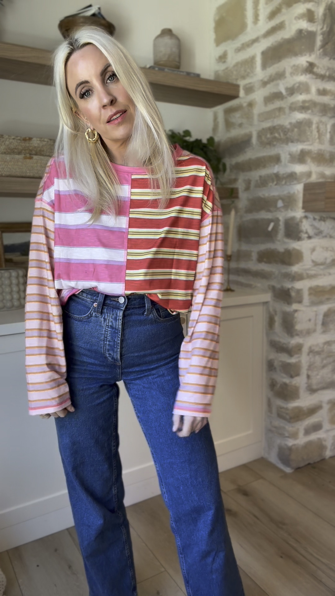 Love this color block shirt! Wearing a size medium.

#LTKSaleAlert #LTKStyleTip #LTKFindsUnder50