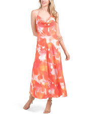 Avni Floral Cowl Neck Dress | TJ Maxx