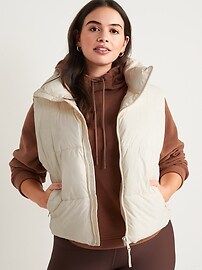 Water-Resistant Quilted Puffer Vest for Women | Old Navy (CA)