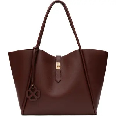 Jelavu Faux Leather Tote in Black at Nordstrom | Nordstrom
