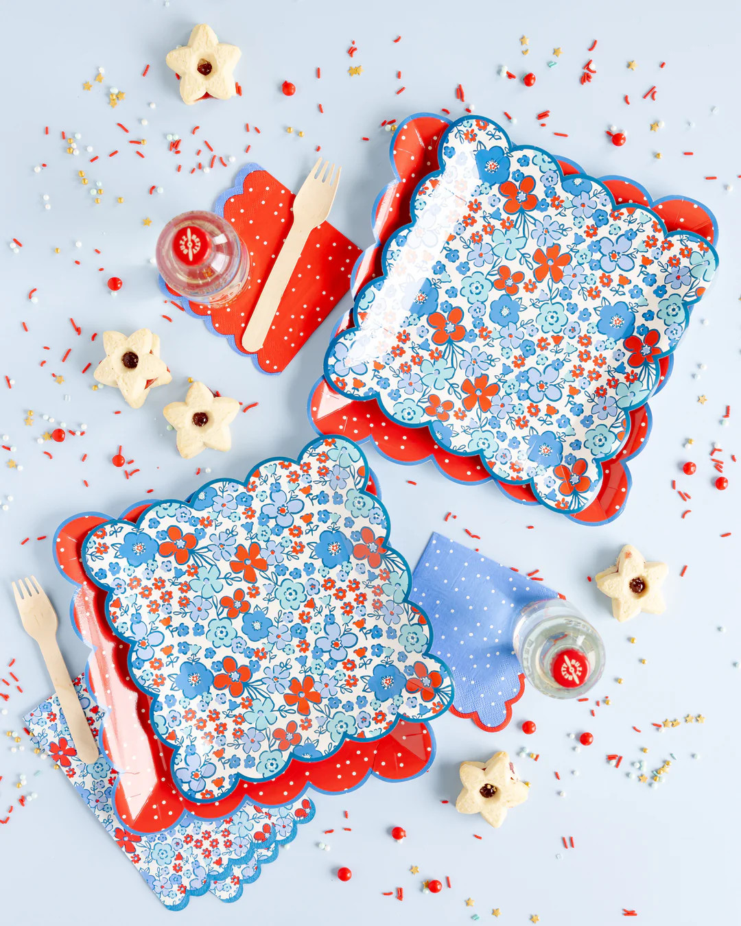 Floral Americana 9" Plate | My Mind's Eye