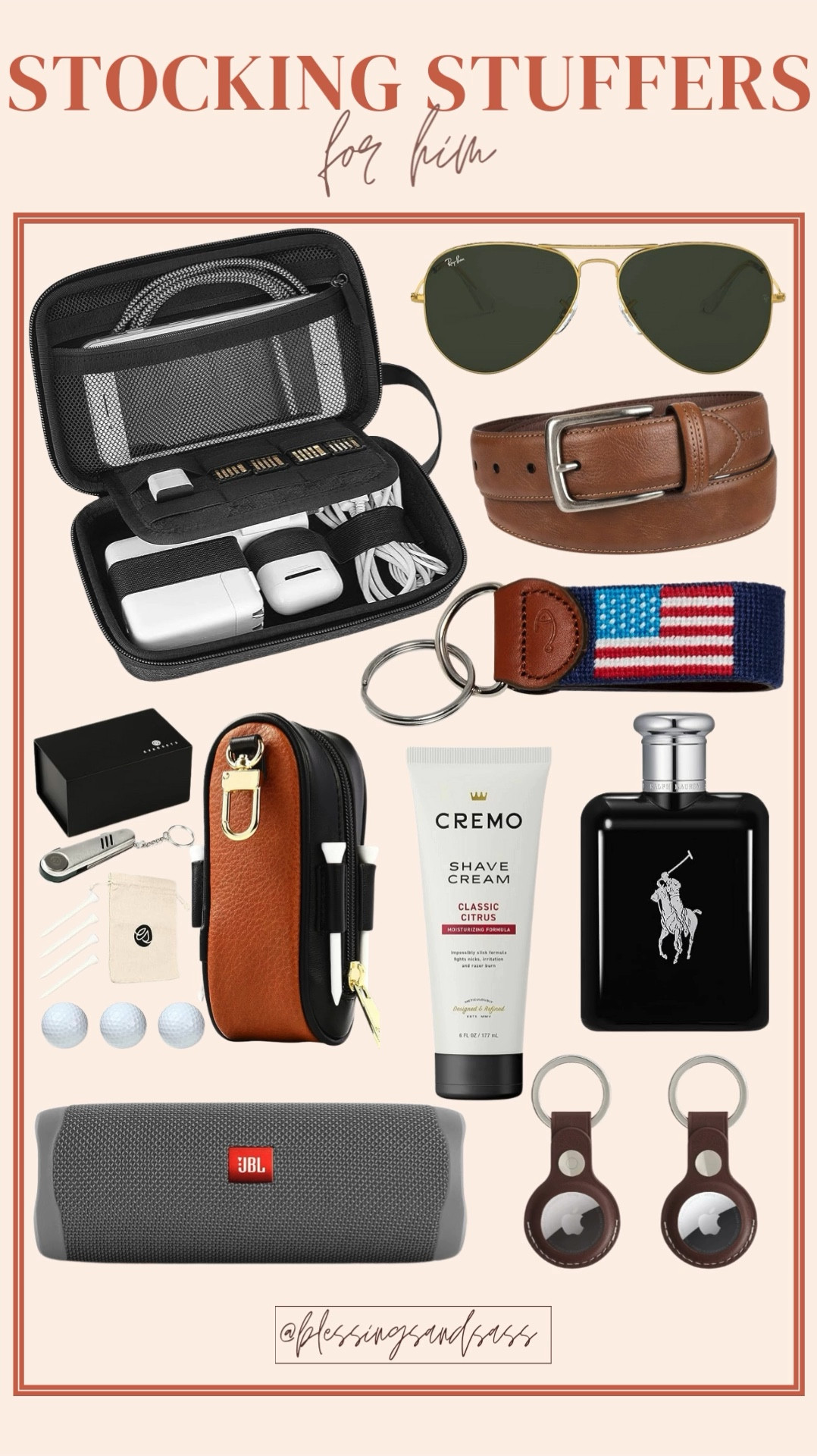 Stocking stuffers for him! 

Stocking stuffers, gifts, presents, holiday, Christmas, gift guide, holiday gifts, Christmas gifts, seasonal, seasonal finds, sunglasses, belt, keychain, cologne, golf, speaker



#LTKMens #LTKGiftGuide #LTKHoliday