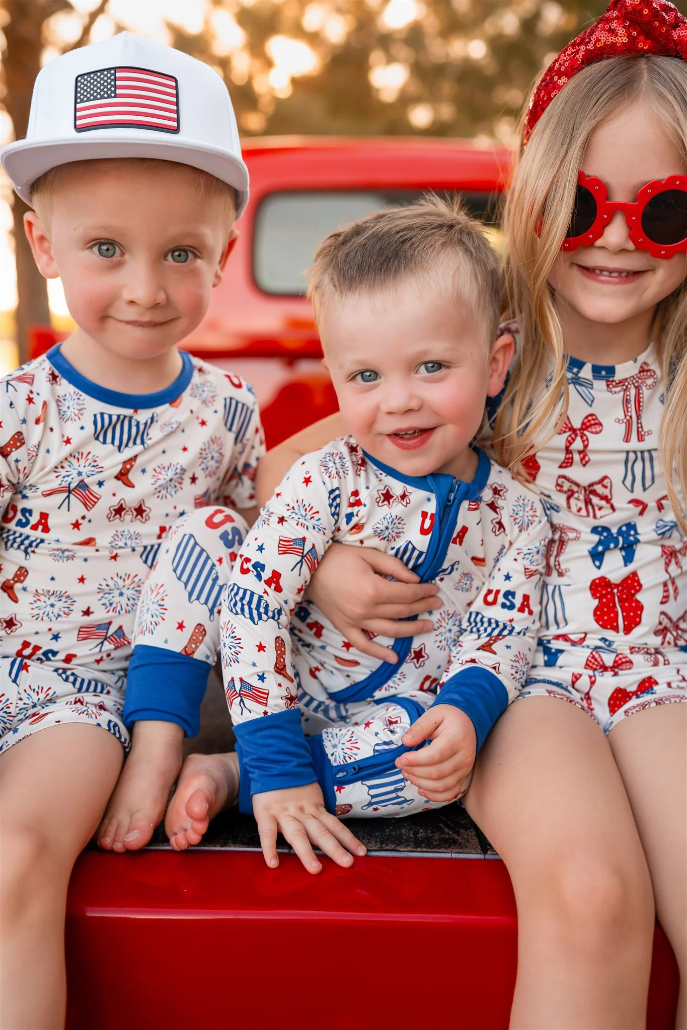 USA Zipper Romper | In My Jammers