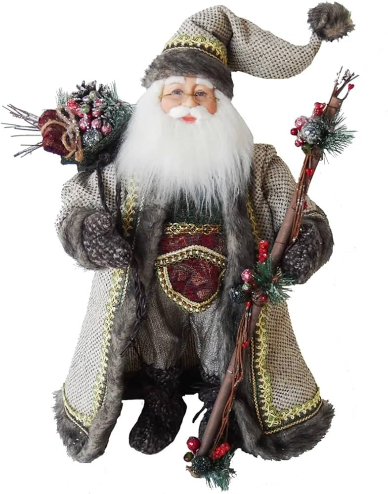 Kurt S. Adler 18" Kringle Klaus Forest Santa Figure | Amazon (US)