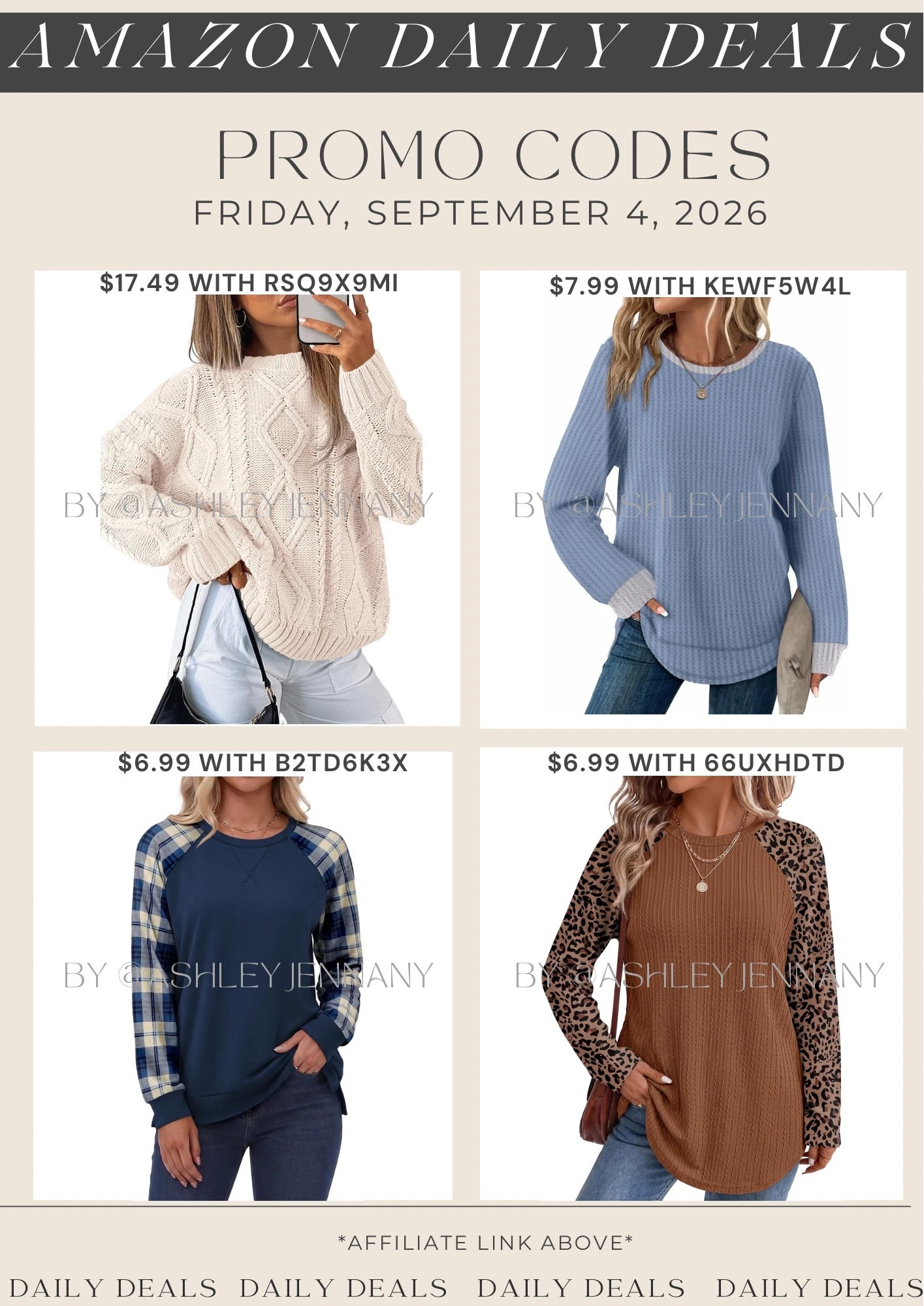 Amazon deals

#LTKSaleAlert #LTKMidsize #LTKSeasonal