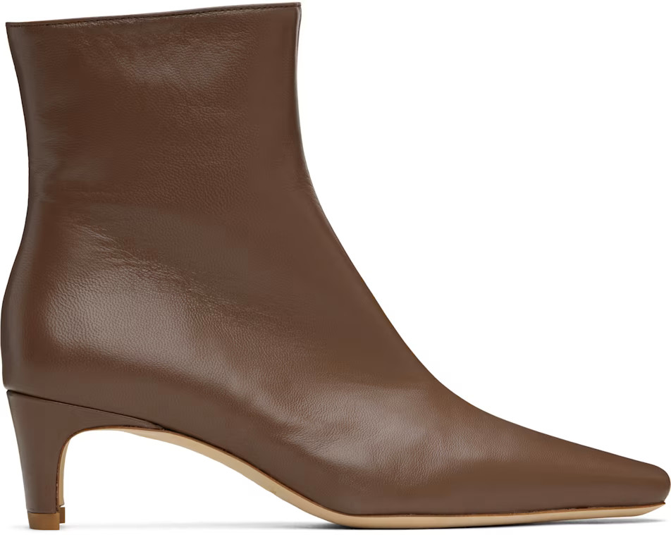 Brown Wally Ankle Boots | SSENSE