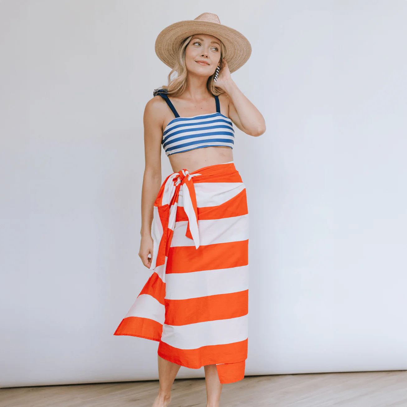 Capitana Stripe Sarong | Sunshine Tienda