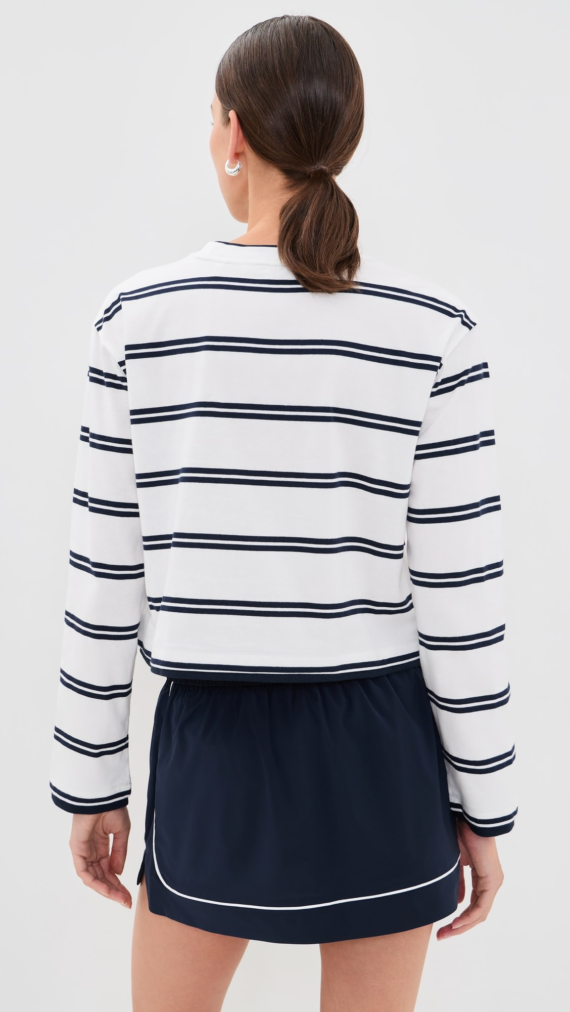 Good American The Long Sleeve Layered Tee | Shopbop | Shopbop