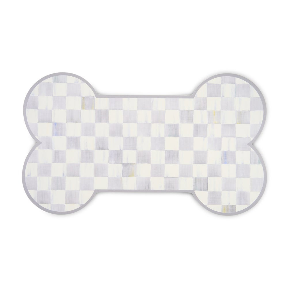 Sterling Check Pup Placemat | MacKenzie-Childs